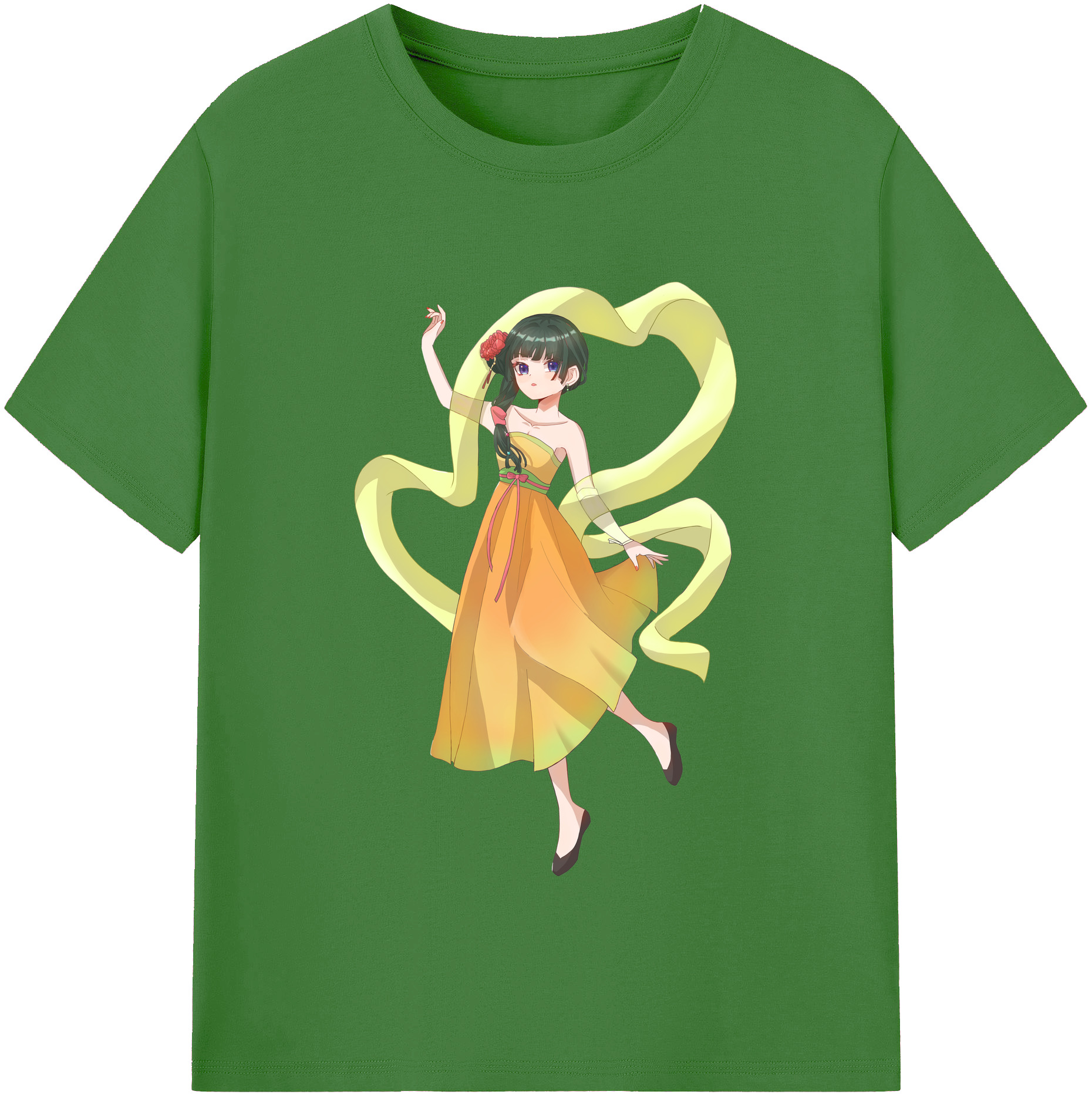 （画像用） 薬屋のひとりごと The Apothecary Diaries レディースカジュアルプリントTシャツ（綿100％）